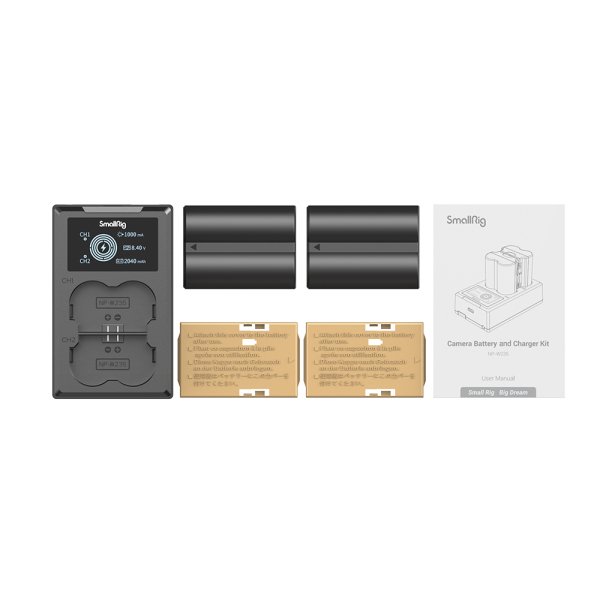 SmallRig 3822 NP-W235 Batarya ve Şarj Cihazı Kiti