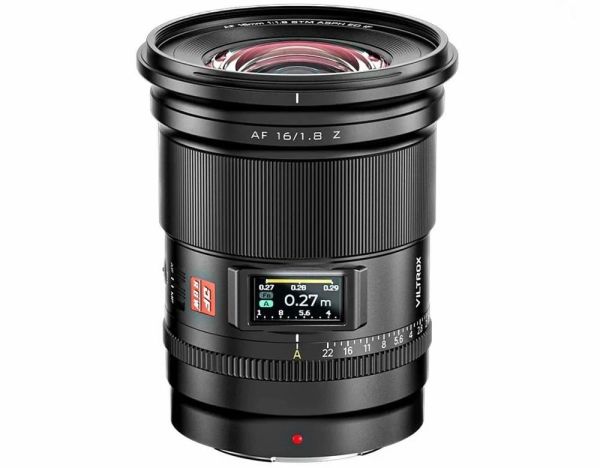 VILTROX AF 16MM F1.8 AF Z LENS NIKON Z MOUNT FULL-FRAME