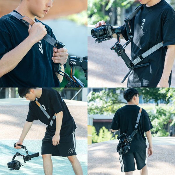 SmallRig 4118B DJI RS 5 / RS 4 / RS 4 Pro / RS 3 / RS 3 Pro / RS 2 için Ağırlık Azaltıcı Omuz Askısı