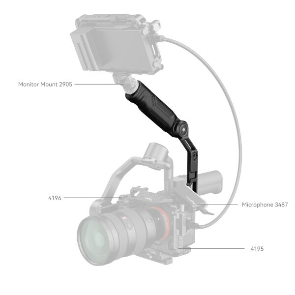 SmallRig 4197C DJI RS 3 Mini / RS 4 Mini (Lite)  için Askı Kolu