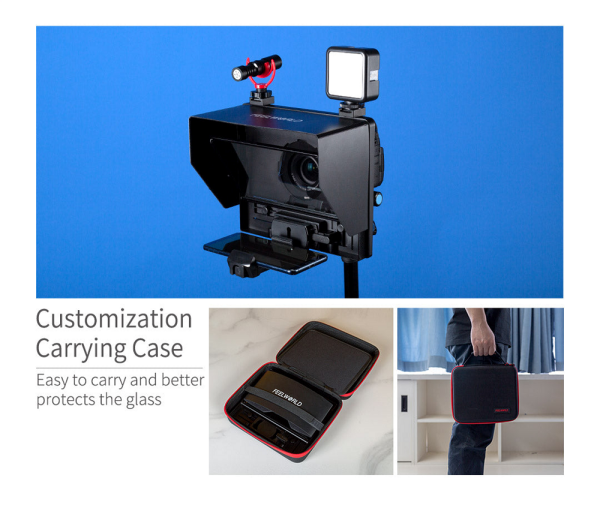 FEELWORLD TP10 Taşınabilir 10 İnç Katlanır Teleprompter