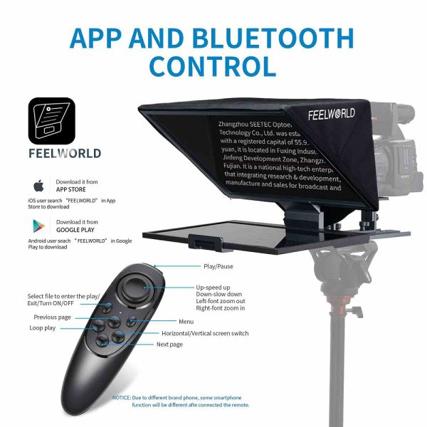 FEELWORLD TP16 Taşınabilir 16 İnç Katlanır Telepronter