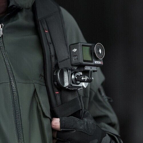 PGYTECH Beetle Camera Clip V2 with QR Plate – Kamera Klipsi & Quick-Release Plate