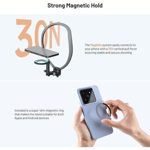 PGYTECH CapLock Magnetic Smartphone Neck Mount Max – Manyetik Boyun Askı Montajı (Smartphone PV İçerik Üretimi)