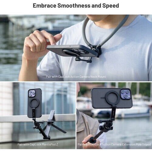 PGYTECH CapLock Magnetic Smartphone Neck Mount Max – Manyetik Boyun Askı Montajı (Smartphone PV İçerik Üretimi)