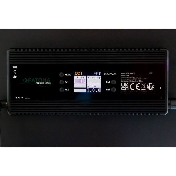 PATONA 4283 188A RGB Yumuşak Fotoğraf ve Video Işığı