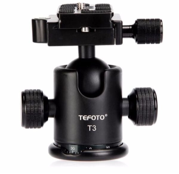 Tefoto T3 Kamera Tripod Top Kafa Ballhead T1101