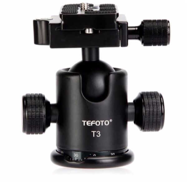 Tefoto T3 Kamera Tripod Top Kafa Ballhead T1101