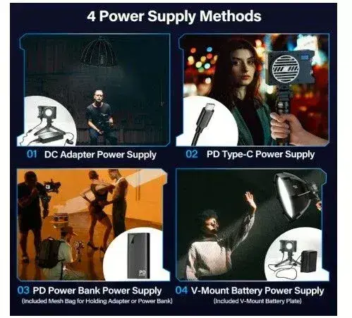 SIRUI C150X İkili Video LED Kiti