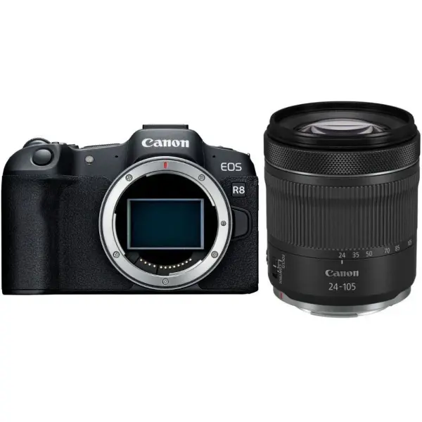 Canon EOS R8 RF 24-105mm f/4-7.1 IS STM Lens Kit (Canon Garantili)