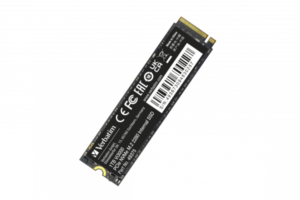 VERBATIM 49375 - 1TB VI3000 M.2 NVME PCIE GEN 3 SSD (Okuma 3300MB/sn. - Yazma 3000MB/sn.)