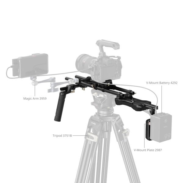 SmallRig 4480B Omuz Rig Kiti (Klasik Versiyon)