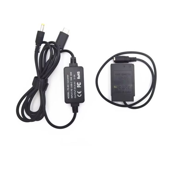 OEM Marka USB C EP-5C EN-EL20 Kukla Pil Adaptörü Nikon P1000 için