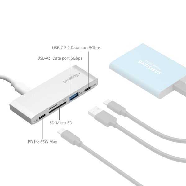 SmallRig 4746 5'i 1 Arada SD / Micro SD Hafıza Kart Okuyucu