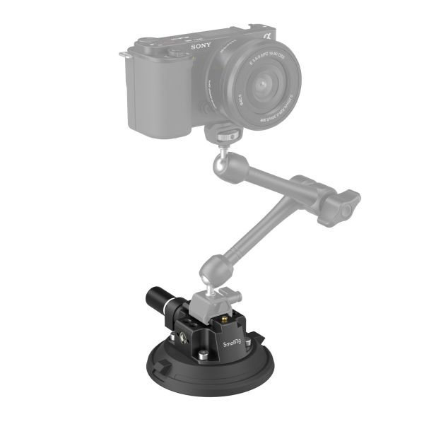 SmallRig 4122C 4'' Vakumlu Kamera Montaj Desteği Araç Çekim Vantuzu