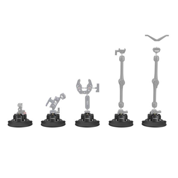 SmallRig 4122C 4'' Vakumlu Kamera Montaj Desteği Araç Çekim Vantuzu