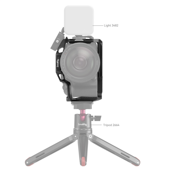 SmallRig 4004 Canon EOS R10 için “Black Mamba Kafesi