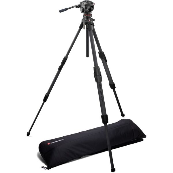 Manfrotto MKONEC-500X One Karbon Tripod ve  500X Akışkan (Fluid) Video Başlık