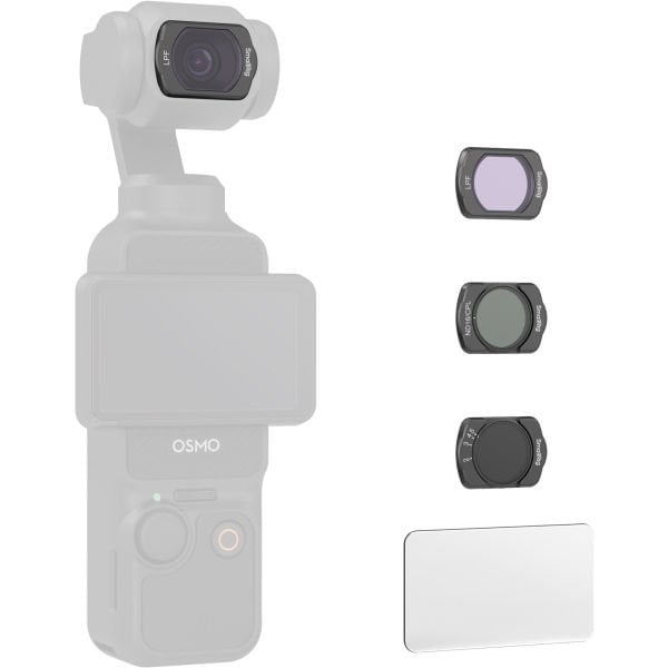 SmallRig 4776 DJI Osmo Pocket 3  için VND2-5 /  ND16/CPL / LPF Filtresi / Ekran Koruyucu Filtre Kiti