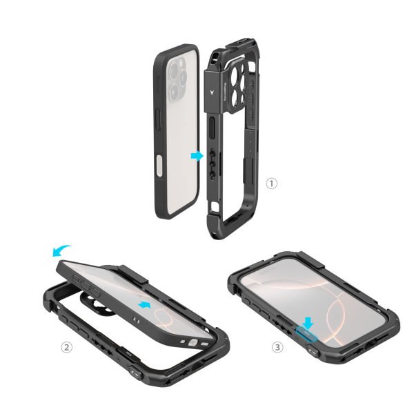 SmallRig 5008 iPhone 16 Pro için  Mobil Video Kafesi