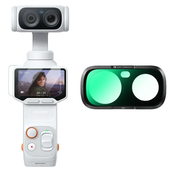 K&F Concept Insta360 Luna Ultra İçin UV Filtre (Çift Lensli )