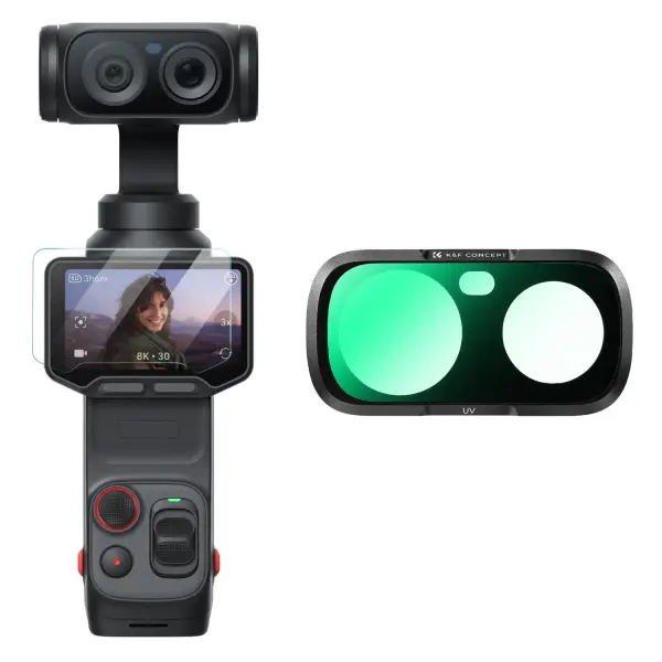 K&F Concept Insta360 Luna Ultra İçin UV Filtre (Çift Lensli )