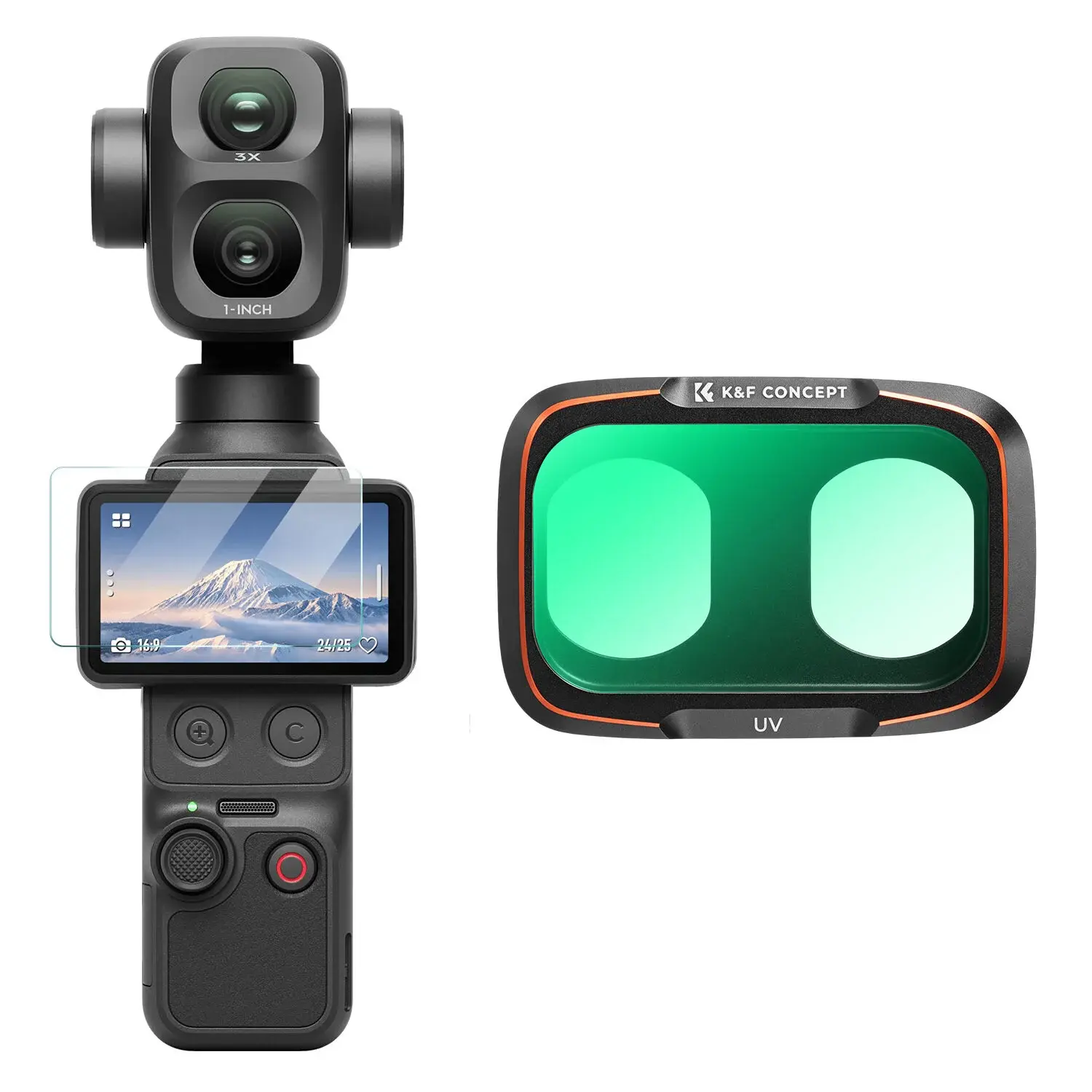 K&F Concept Dji Osmo Pocket 4P İçin UV Filtre (Metal)