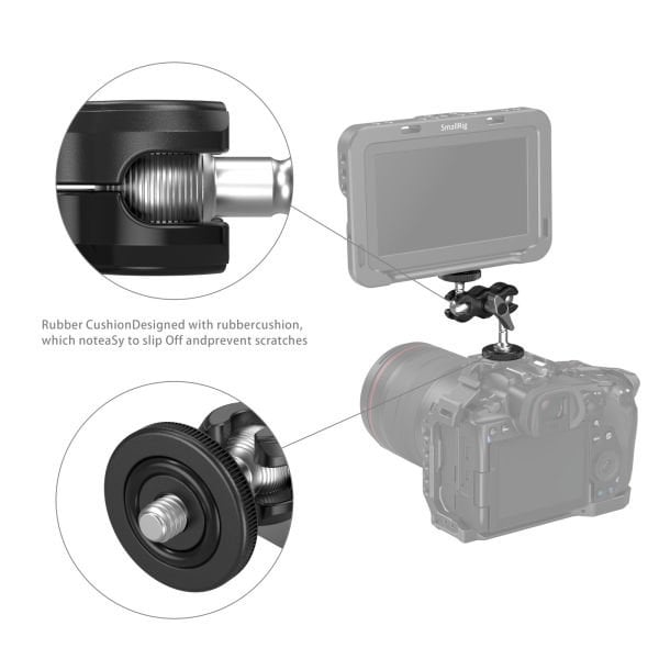 SmallRig 3238B Mini Magic Arm Evrensel Bilyalı Kafa