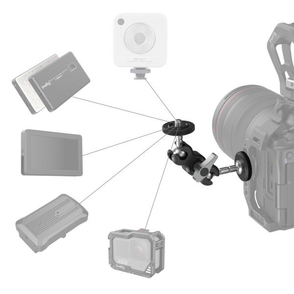 SmallRig 3238B Mini Magic Arm Evrensel Bilyalı Kafa