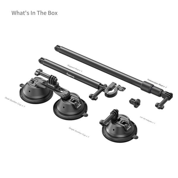 SmallRig 4380 Insta360 X3 X4 X5 Ve Aksiyon Kameralar İçin  Vakumlu Araç Montaj Seti