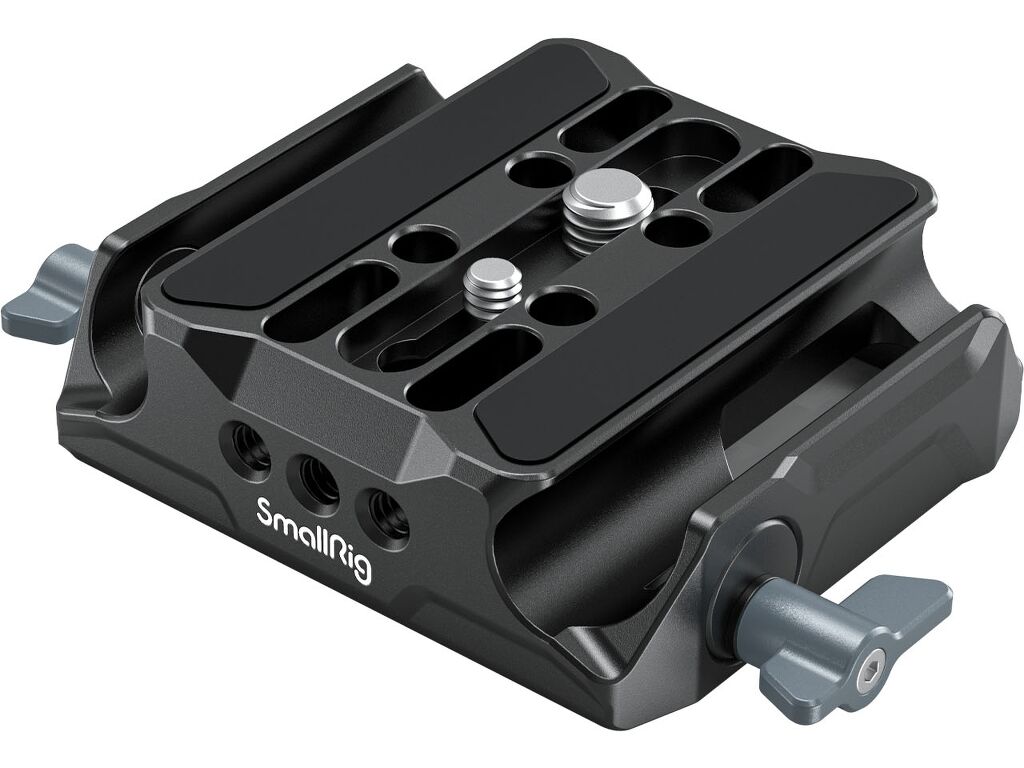 SmallRig 3357 Çift 15mm Çubuk Kelepçeli Evrensel Taban Plakası Baseplate