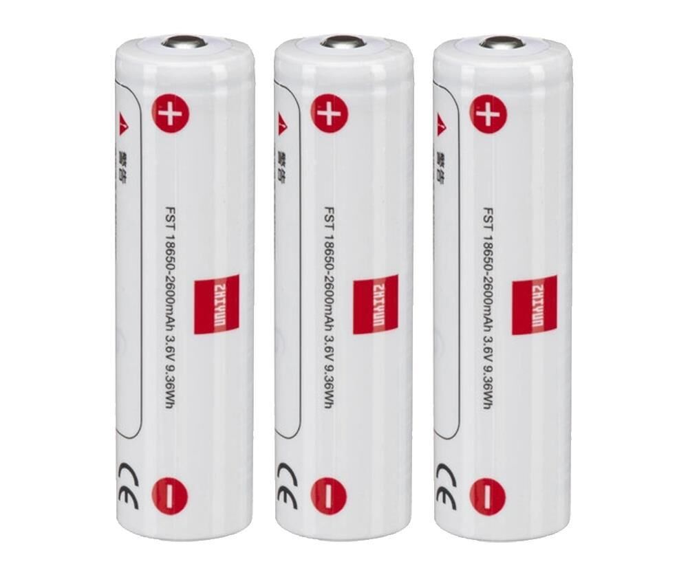 Zhiyun 18650 Pil 3 lü (2600Mah)