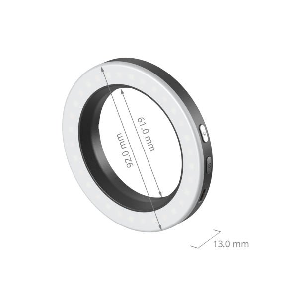 SmallRig 5203 Vibe P30 67mm Halka LED Video Işığı (Evrensel Dişli Filtre Adaptör Kiti)