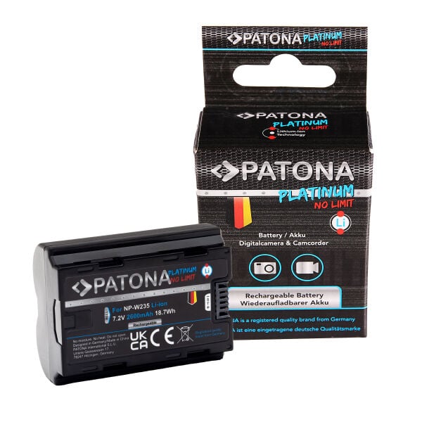 Patona 1339 Platin Fujifilm NP-W235 Batarya