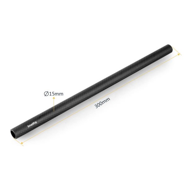 SmallRig 851 15mm Karbon Fiber Çubuk - 30cm 12 inç (2 adet)