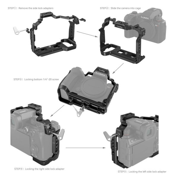 SmallRig 4022 Panasonic LUMIX G9II / S5II / S5IIX  için  Kafes