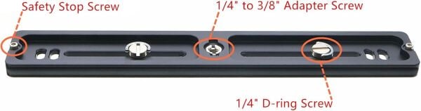 OEM PU-300  30cm Arca Swiss Uyumlu Hızlı Çıkarma Plakası