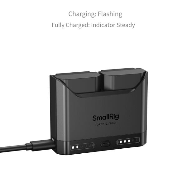 SmallRig 5483 NP-FZ100 Fotoğraf Makinesi İçin Turbo Pil Şarj  Kiti