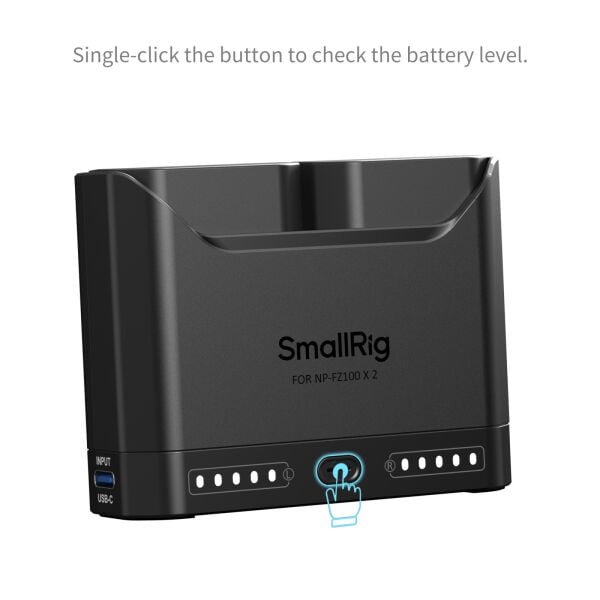 SmallRig 5483 NP-FZ100 Fotoğraf Makinesi İçin Turbo Pil Şarj  Kiti