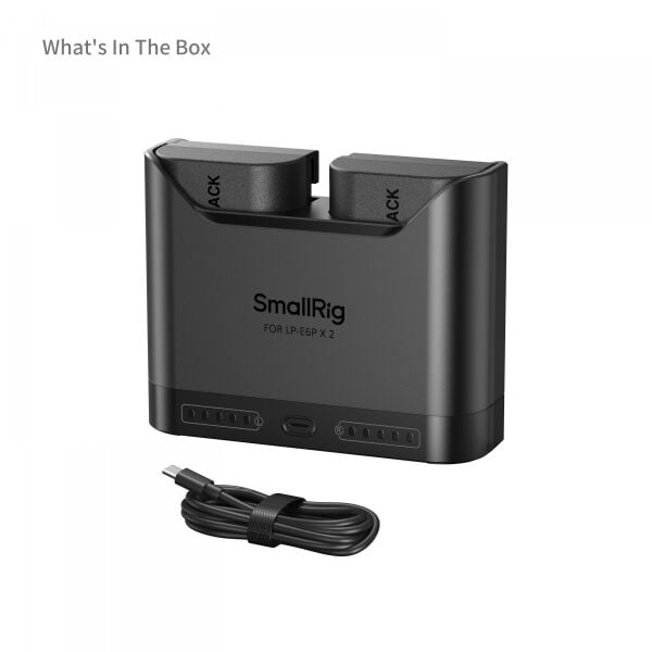 SmallRig 5485 LP-E6P Fotoğraf Makinesi İçin Turbo Pil Şarj  Kiti