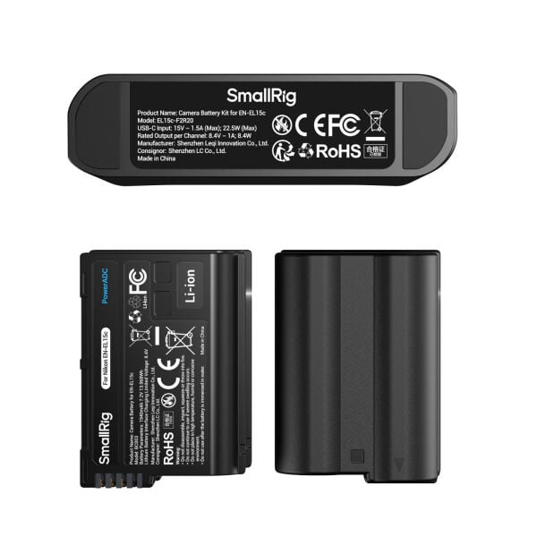 SmallRig 5486 EN-EL15c Fotoğraf Makinesi İçin Turbo Pil Şarj  Kiti