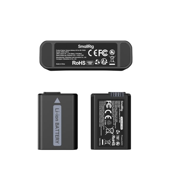 SmallRig 5488 NP-FW50 Fotoğraf Makinesi İçin Turbo Pil Şarj  Kiti