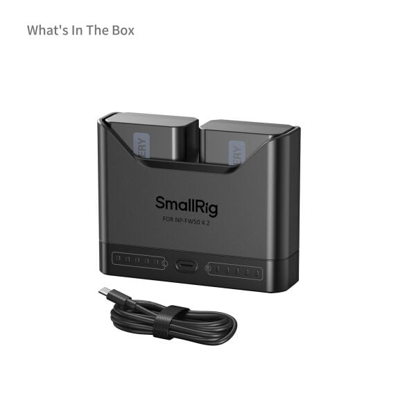 SmallRig 5488 NP-FW50 Fotoğraf Makinesi İçin Turbo Pil Şarj  Kiti