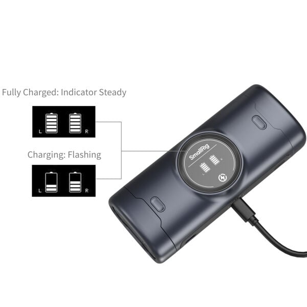 SmallRig 5695 LP-E6P Fotoğraf Makinesi İçin Taşınabilir Pilli Şarj Seti