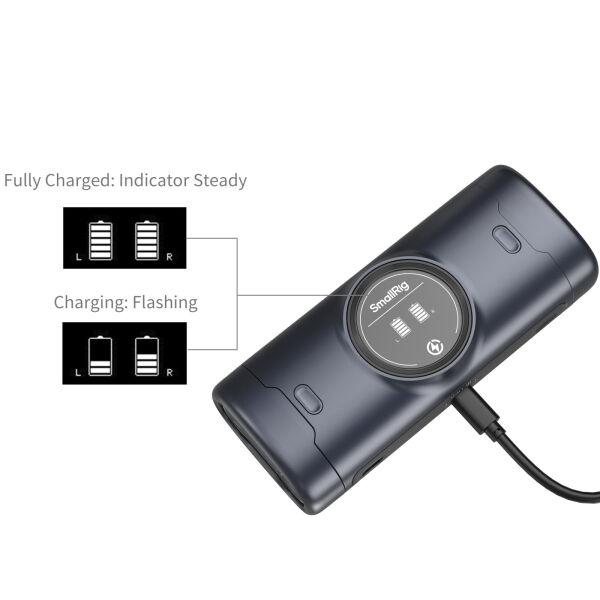 SmallRig 5695 LP-E6P Fotoğraf Makinesi İçin Taşınabilir Pilli Şarj Seti