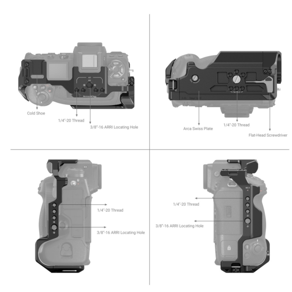 SmallRig 3195  Nikon Z9 için Kamera Kafesi
