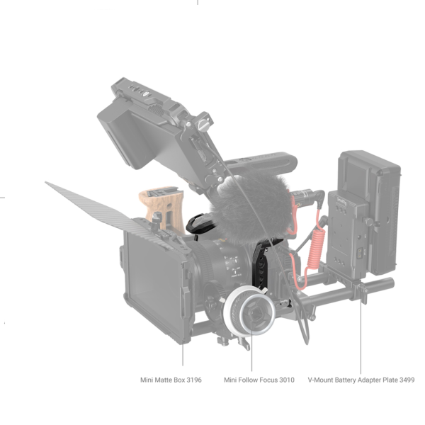 SmallRig 3440  Panasonic LUMIX GH6 / GH7 için Black Mamba Serisi Kamera Kafesi