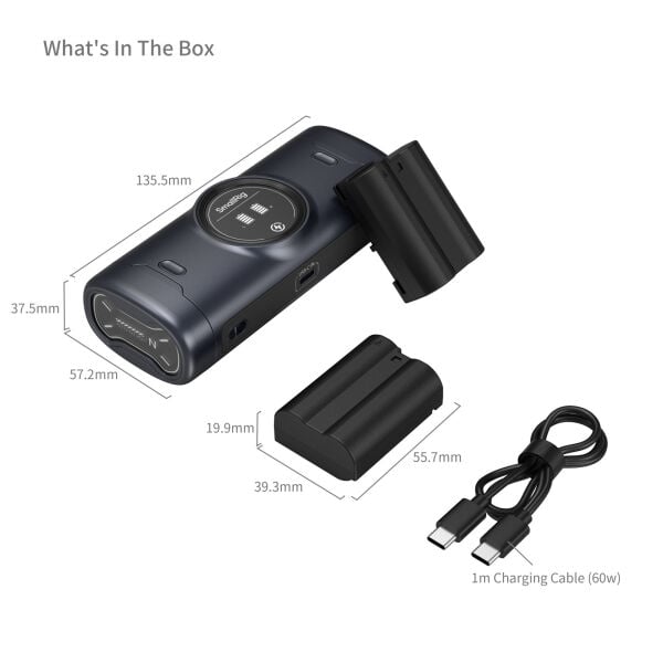 SmallRig 5697 EN-EL15c Fotoğraf Makinesi İçin Taşınabilir Pilli Şarj Seti