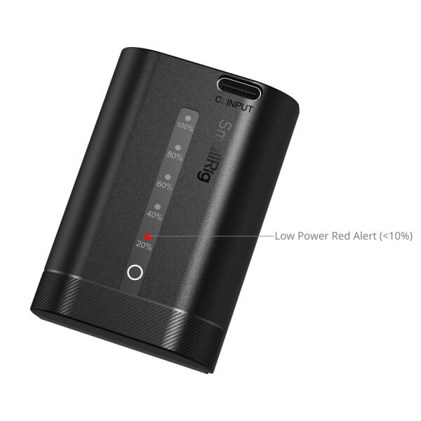 SmallRig 5298 Canon LP-E6P USB-C  Güç Göstergeli Fotoğraf Makinesi Pili