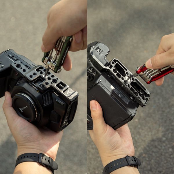 SmallRig 4813 FILM RIOT 10'u 1 arada Katlanır Anahtar Seti (Kırmızı)